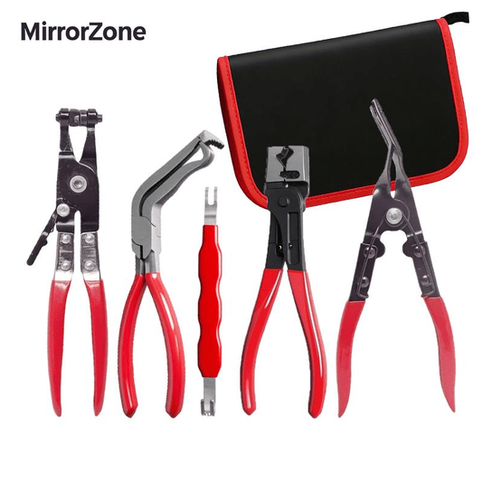 Automotive Electrical Disconnect Pliers Kit,Auto Repair Plier,High-Carbon Steel Connector Separator 60 ° Pliers,Hose Clamp Plier,Car Trim Clip Removal Pliers,Plug Release Tool and Wire Terminal Removal