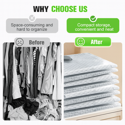 🏆⚡ 50K+ SOLD! Cordless Travel Vacuum Storage Compression Bag