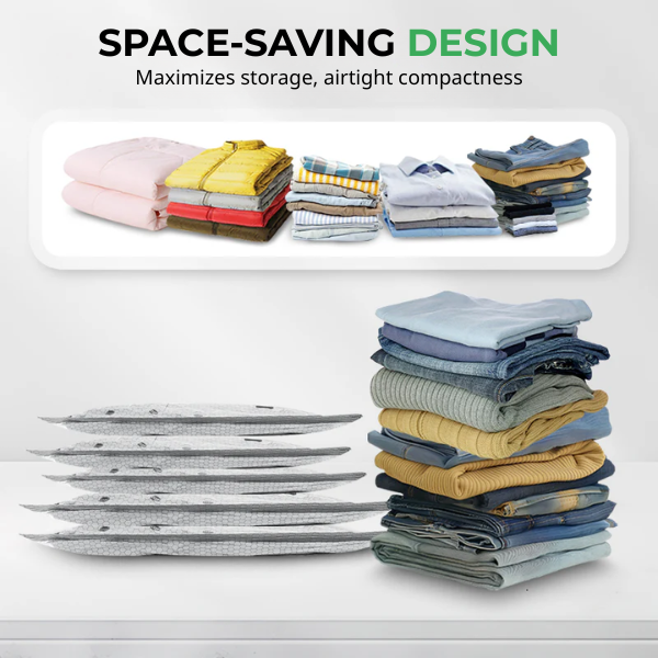 🏆⚡ 50K+ SOLD! Cordless Travel Vacuum Storage Compression Bag